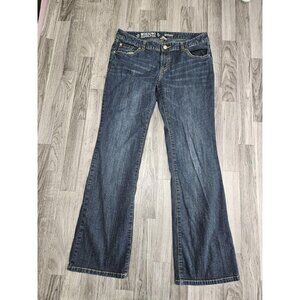 (3/$35) Mossimo Supply Co Jeans Womens 13 Blue Bootcut Stretch Denim Mid Rise